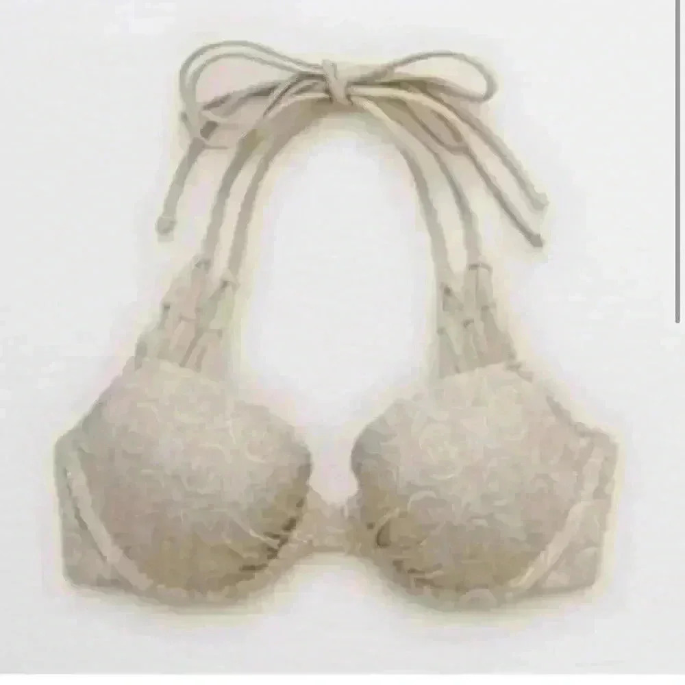 Aerie Macrame Lightly Lined Bikini Top
